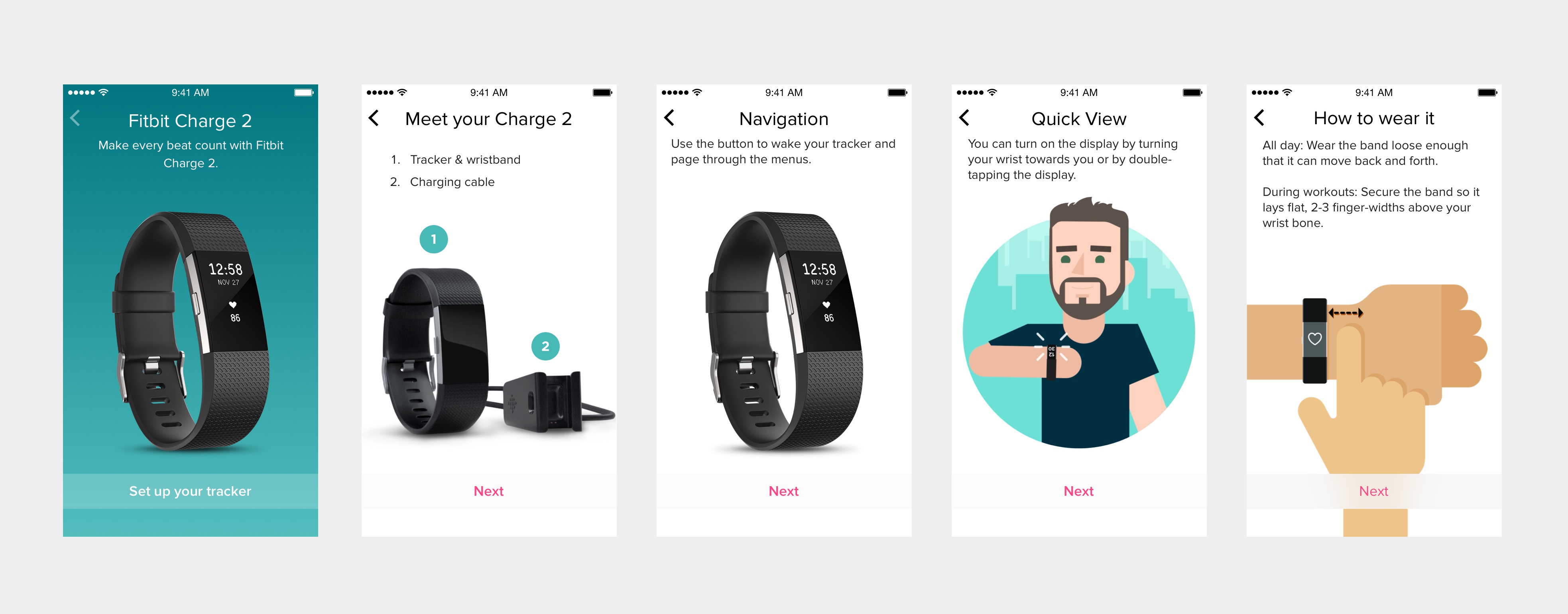 Fitbit Device Onboarding — view 1