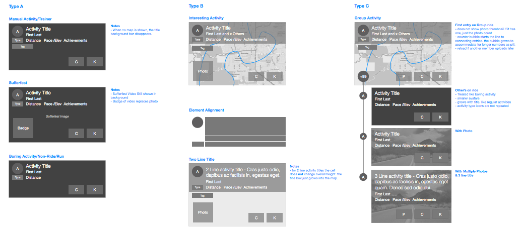 Strava Social Feed — view 2