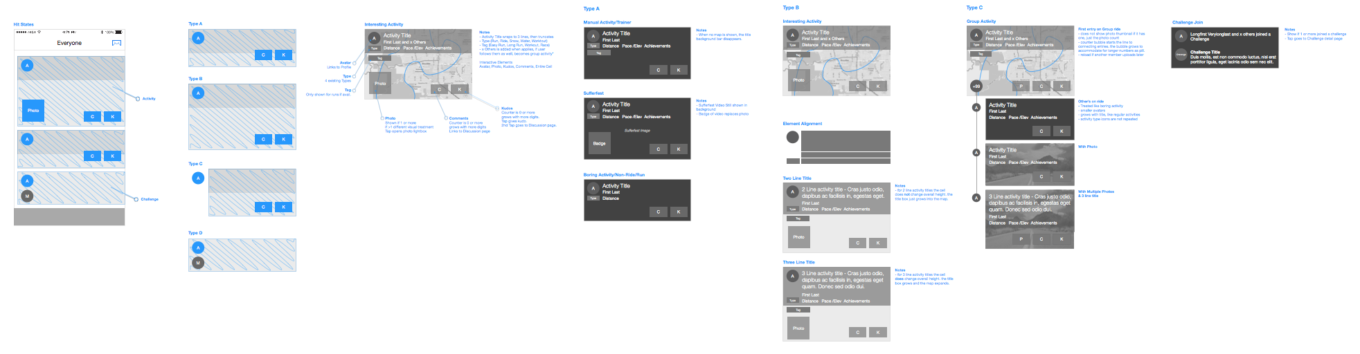 Strava Social Feed — view 4