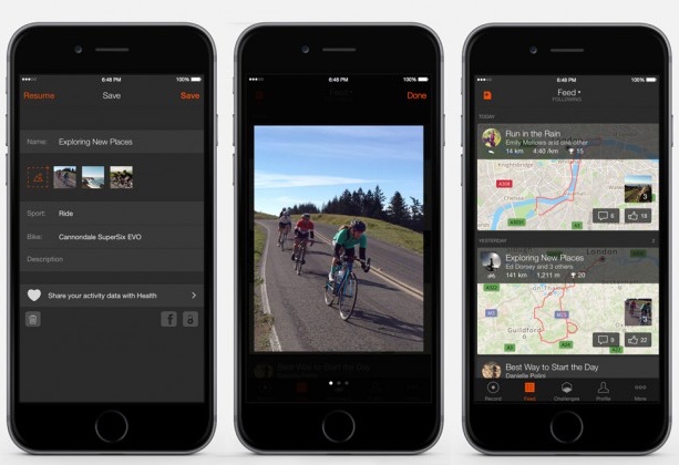 Strava Photos on Mobile