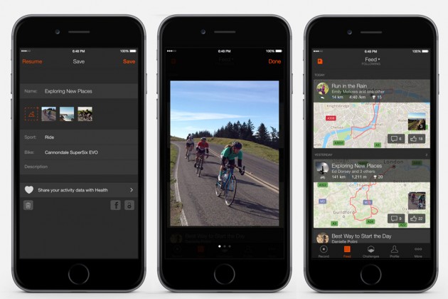 Strava Photos on Mobile — view 1