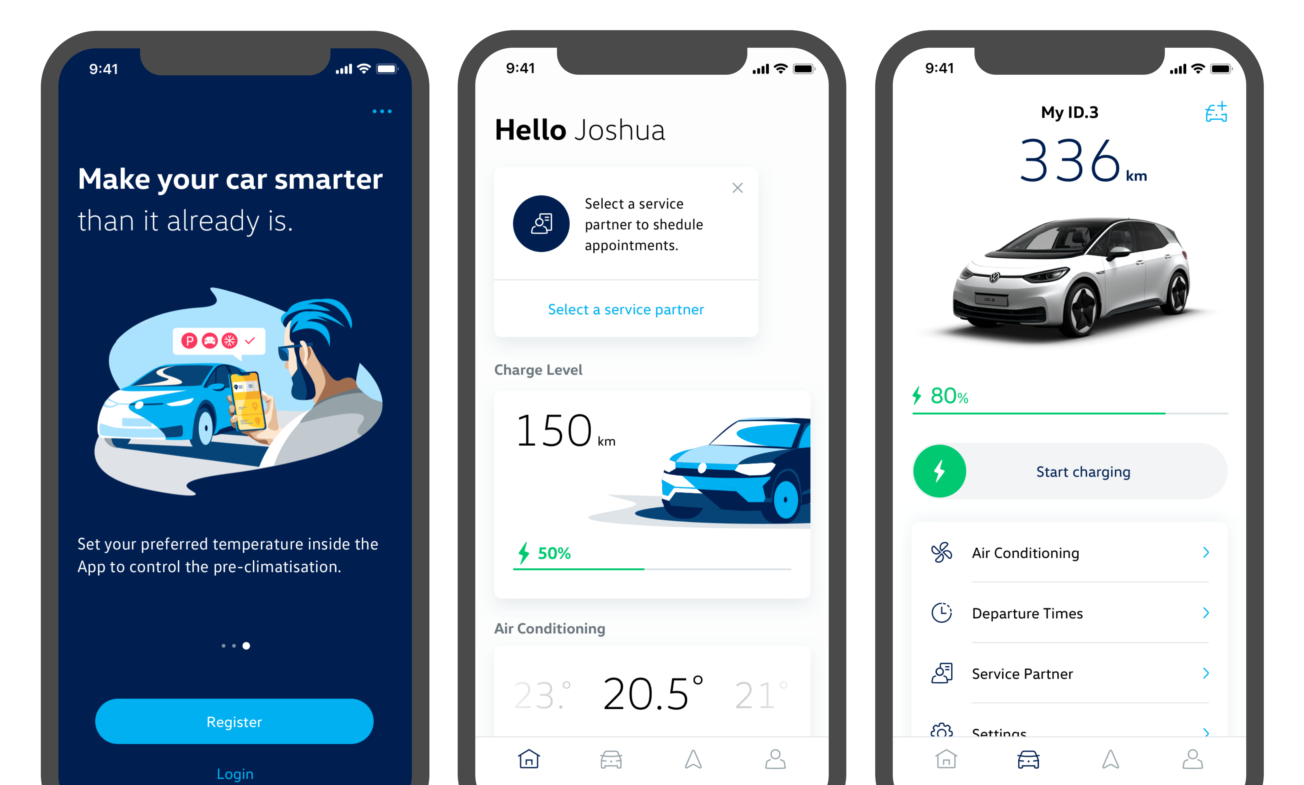 New Volkswagen App — view 1